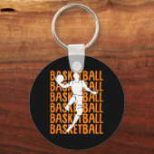 Basketbal Kinder Jongens Mannen 1 Sleutelhanger (Voorkant)