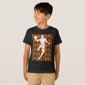 Basketbal Kinder Jongens Mannen 1 T-shirt (Voorkant volledig)