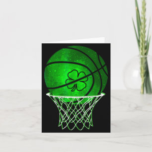 Basketbal Klaverblad Lucky Clover Iers St. Patrick Kaart