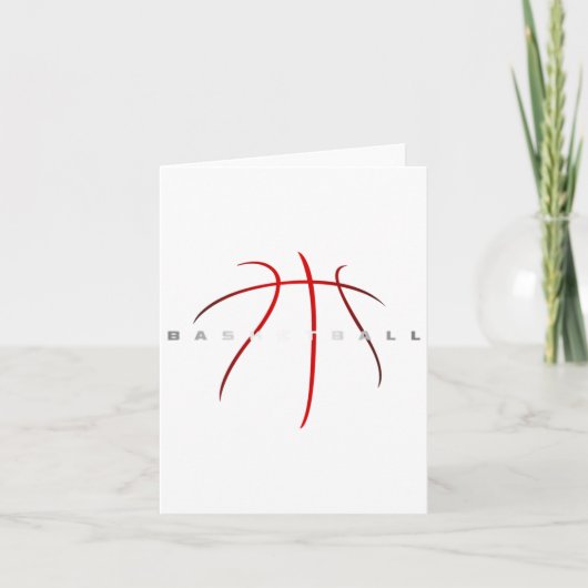 Basketbal Kleding - Basketbal Art Kaart (Voorkant)