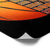 Basketbal Knie Ligament Letsel Leuk Poster (Hoek)