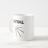 Basketbal Koffiemok (Voorkant links)