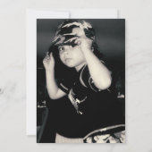 Basketbal Koning Gouden Kroon Foto 1e Verjaardag Kaart (Achterkant)