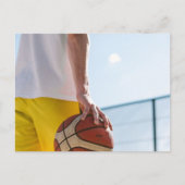 Basketbal Kunst Briefkaart (Voorkant)
