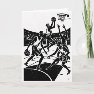 Basketbal Kunstkaart Kaart