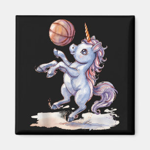 Basketbal kunstwerk Basketbal liefhebber Ballenspe Magneet