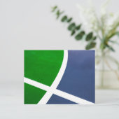 Basketbal Kunstwerk Briefkaart (Staand voorkant)