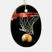 Basketbal Kunstwerk Ornament (Achterkant)