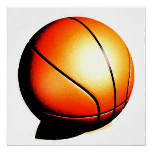 Basketbal Kunstwerk Perfect Art Poster