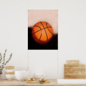 Basketbal Kunstwerk Poster (Keuken)