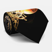 Basketbal Kunstwerk Stropdas (Opgerold)