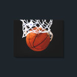Basketbal Kunstwerk Verpakt Canvas<br><div class="desc">Ik hou van dit spel. Populaire sport - Pop Art Style Basketball Ball Afbeelding.</div>