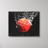Basketbal Kunstwerk Verpakt Canvas (Voorkant)