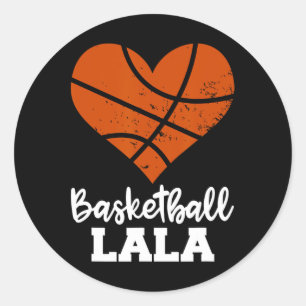 Basketbal LaLa Fun Basketbal Hart oma La Ronde Sticker