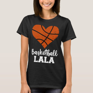 Basketbal LaLa Fun Basketbal Hart oma La T-shirt