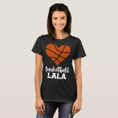 Basketbal LaLa Fun Basketbal Hart oma La T-shirt (Voorkant volledig)