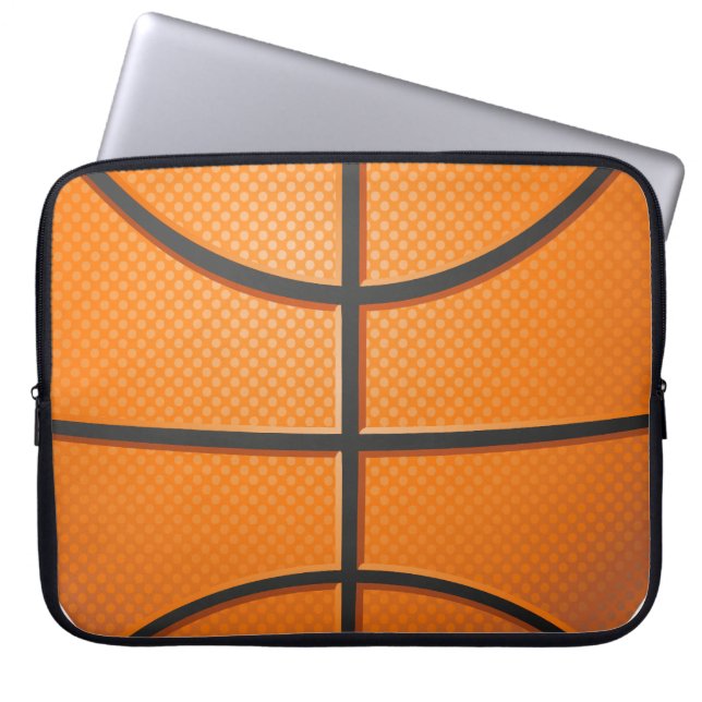 basketbal laptop sleeve (Voorkant)