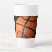basketbal latte mok (Voorkant)