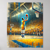 Basketbal Legenda Poster – Inspirerende Sport (Voorkant)