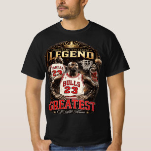 Basketbal Legende 23 Grafische Heren T-shirt