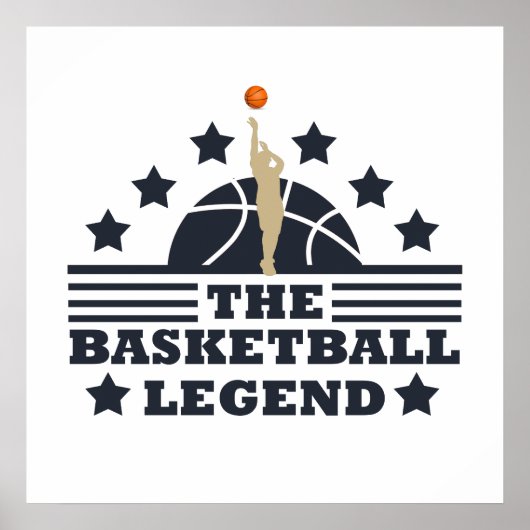 basketbal legende poster (Voorkant)