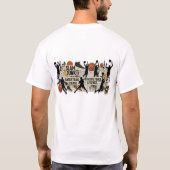 Basketbal Legends Slam Dunk Grafische T-Shirt (Achterkant)