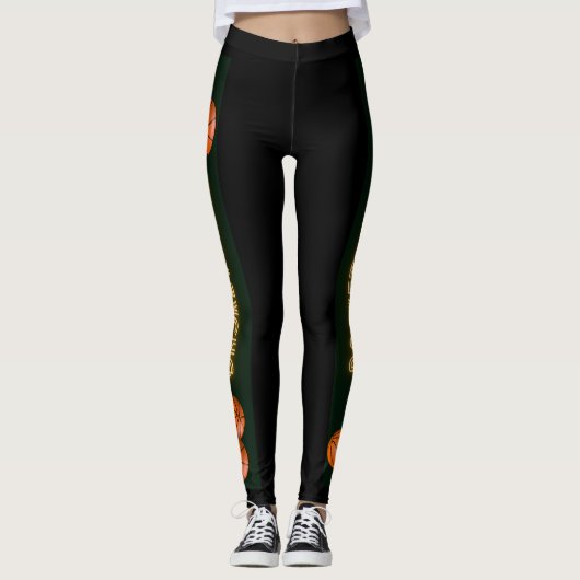 basketbal leggings (Voorkant)
