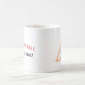 Basketbal leuk en cute ontwerp koffiemok (Center)