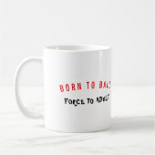 Basketbal leuk en cute ontwerp koffiemok (Links)