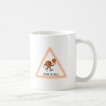 Basketbal leuk en cute ontwerp