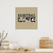 basketbal leven poster (Keuken)