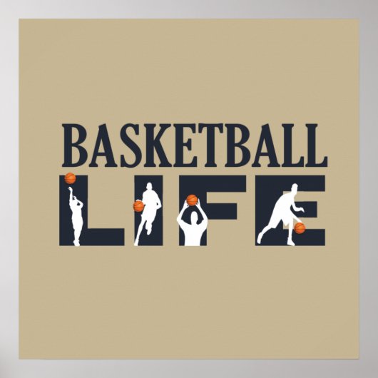 basketbal leven poster (Voorkant)