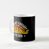 Basketbal Liefhebber Cool Speler Modern Gepersonal Koffiemok (Voorkant links)
