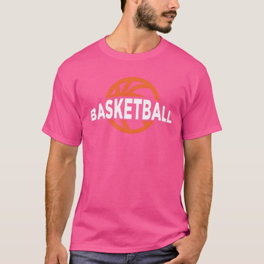 basketbal liefhebber vintage t-shirt (Voorkant)