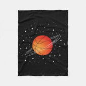 Basketbal Liefhebbers Basketbal Speler Fun Basketb Fleece Deken (Voorkant)