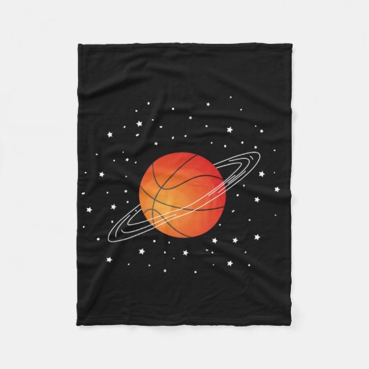 Basketbal Liefhebbers Basketbal Speler Fun Basketb Fleece Deken (Voorkant)
