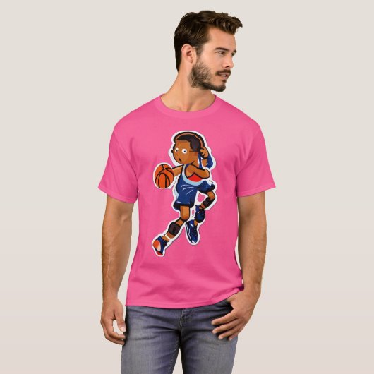 Basketbal liefhebbers t-shirt (Voorkant volledig)