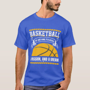 Basketbal Lifestyle Passie Droom T-Shirt