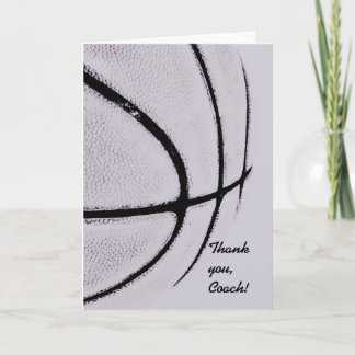 Basketbal lijnen - textuur en stedelijke trendy bedankkaart