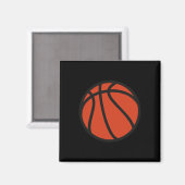 Basketbal logo 1 magneet (Voorkant / Achterkant)