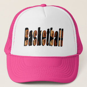 Basketbal Logo Gemaakt Van Basketballen, Trucker Pet