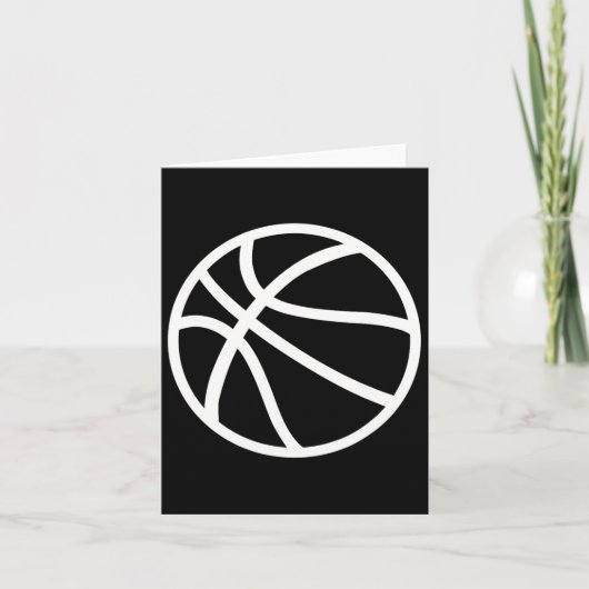 Basketbal Logo Kaart (Voorkant)