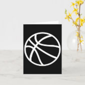 Basketbal Logo Kaart (Gele Bloem)