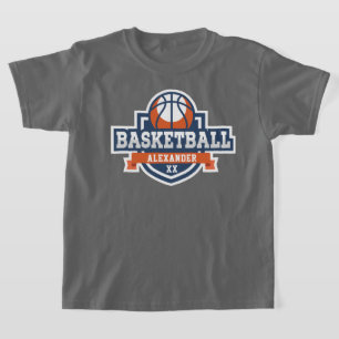 Basketbal Logo Personaliseer T-shirt