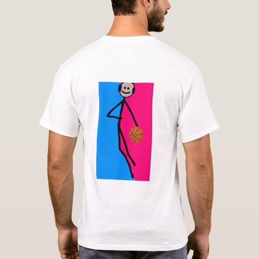 Basketbal LogoStick T-shirt (Achterkant)