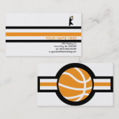basketbal: luchtster visitekaartje (Voorkant / Achterkant)