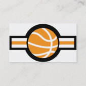 basketbal: luchtster visitekaartje (Achterkant)