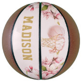 Basketbal luxe meisje verjaardag (Verticaal)