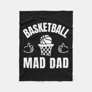 Basketbal Mad Dad Fleece Deken