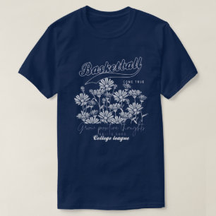 "Basketbal & Madeliefjes Grafische T-shirt
